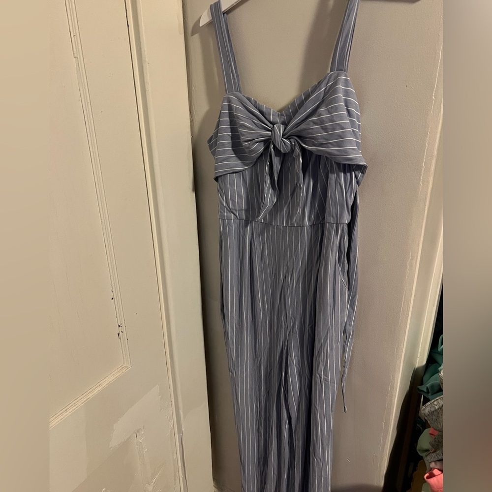 Blue jumpsuit